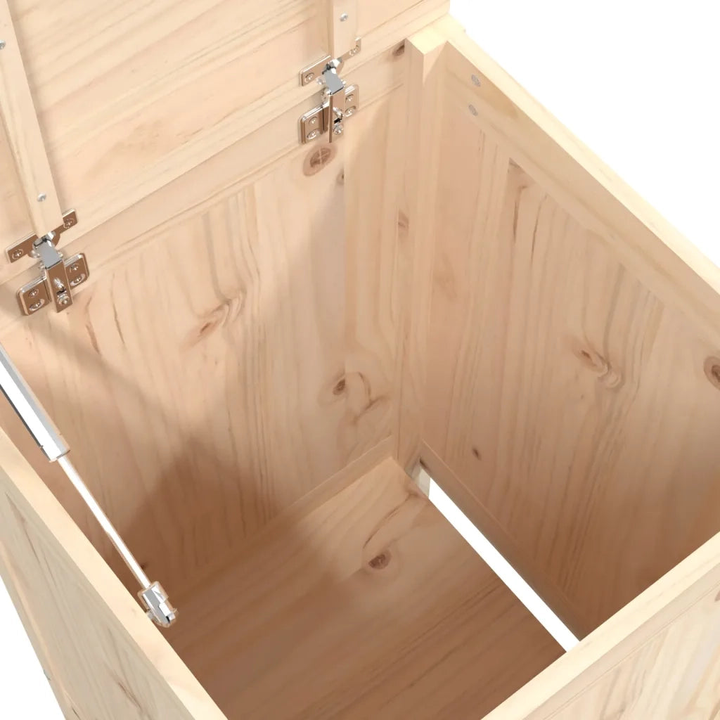Contenitore per Bucato 44x44x76 cm Legno Massello Pino 823574