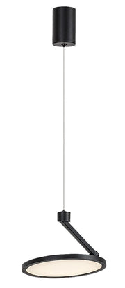 Sospensione LED Rabalux Ovidia nera 20W 3000K Ø20cm