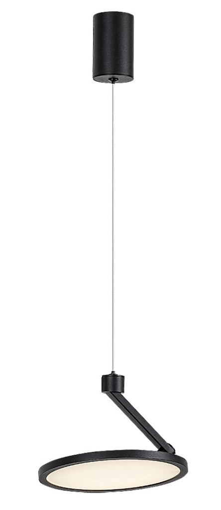 Sospensione LED Rabalux Ovidia nera 20W 3000K Ø20cm