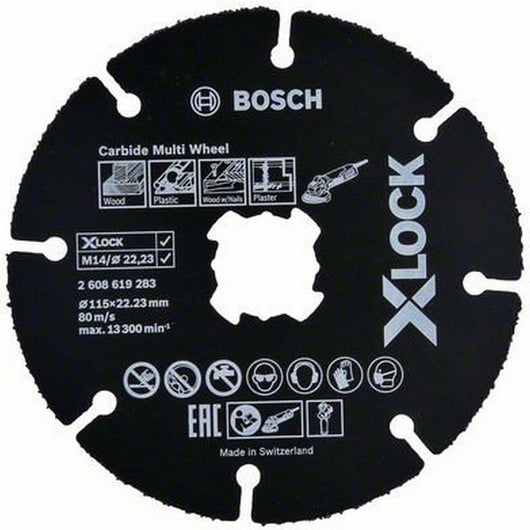 bosch-b disco universale carbide x-lock mm.115 cod:ferx.99347