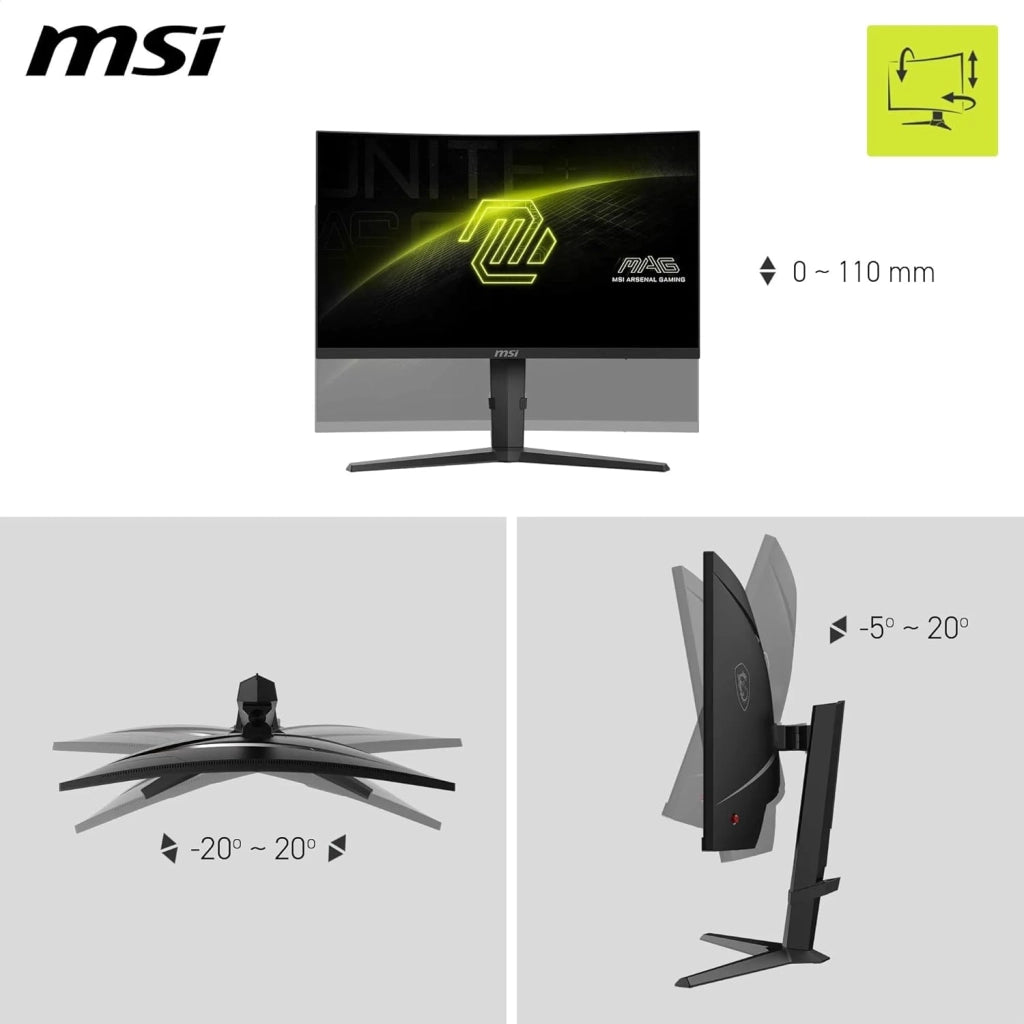 Mag 275CQRF QD E2 27" LED Rapid VA QHD 180Hz 0.5ms Curva