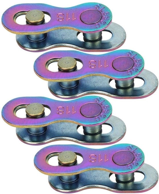 Accessori per bicicletta - Catena in acciaio - Chiave per catena - Pulitore per catena - Smaltimento per catena - Accessori per bicicletta - Compatibile con 11 velocità - Catena di collegamento