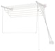 Stendino Stendibiancheria a parete com 8,4 metri di capacità di stenditura,mod.SALI 5 COLOMBO