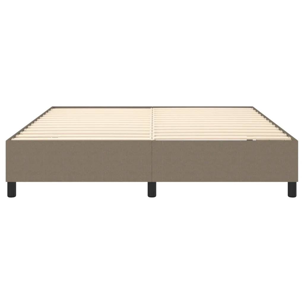 Struttura Letto a Rete a Molle Tortora 180x200 cm in Tessuto 3120882