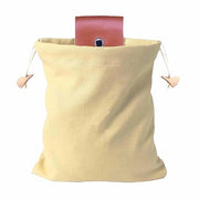 Borsa da Foraggio in Canapa Durevole - Borsa Opaca - Borsa da Campeggio - Borsa da Bushcraft - Borsa in Canapa - Cinturino in Pelle con Cinturino in Canapa Durevole