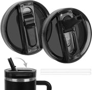 Set di coperchi 2 pezzi per flaconi 100 ml con cannule - Riciclabile, impermeabile e stoffa impermeabile