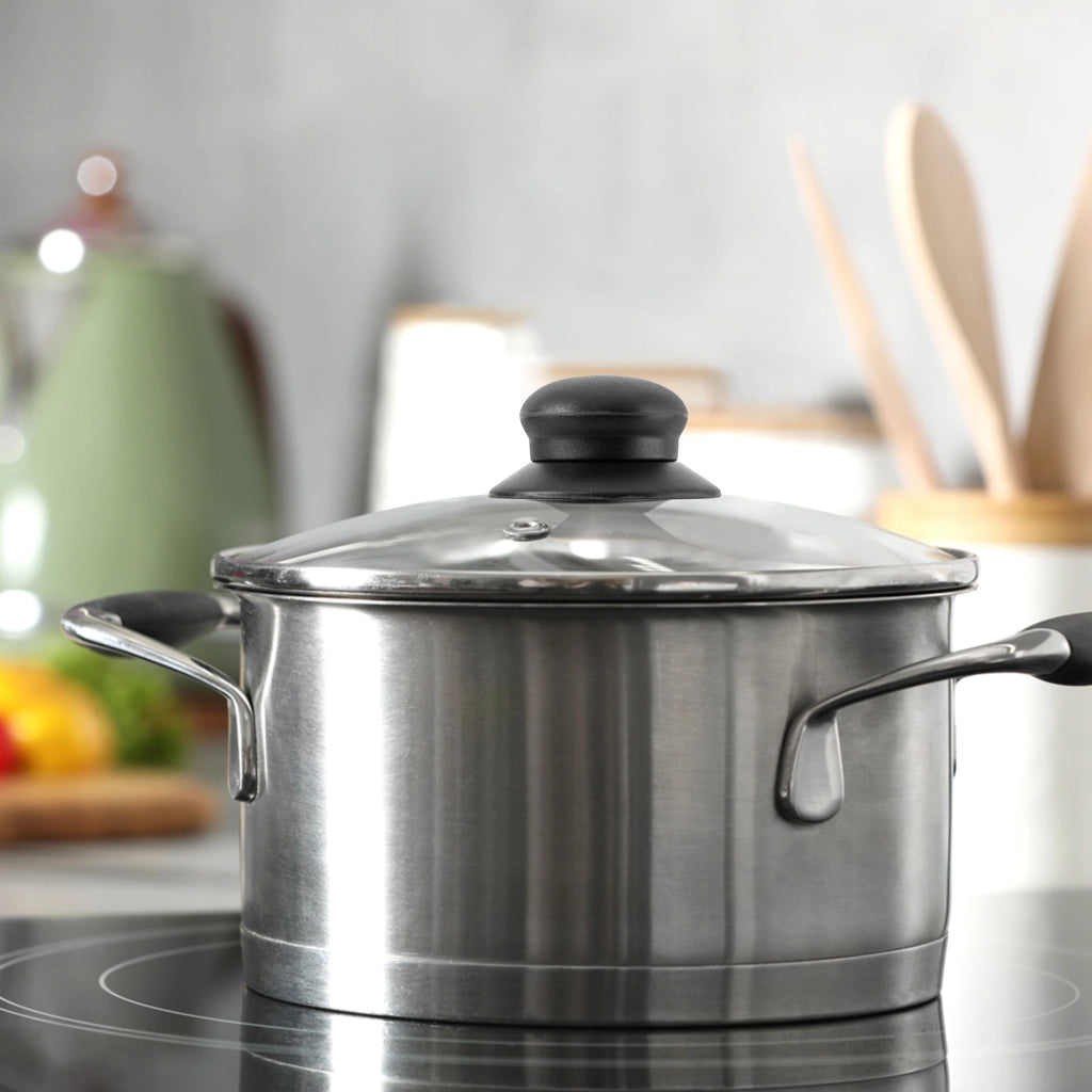 Coperchio in vetro KADAX da 16 cm, universale, resistente al calore, per pentole e padelle.