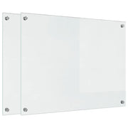 Schienale da cucina 2 pz Trasparente 80 x 60 cm CFW3157379