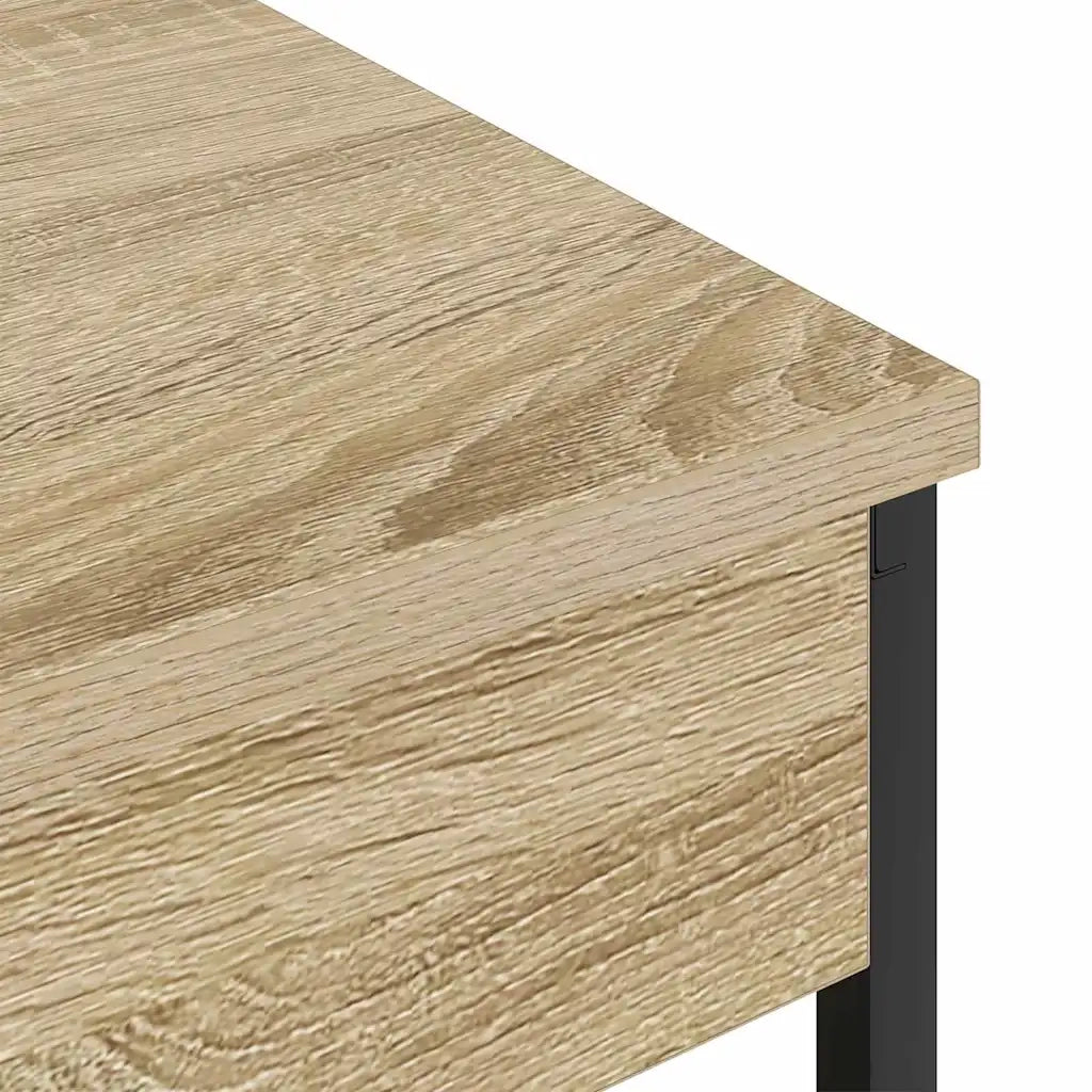 Comodino | Armadio da Notte | Mobiletto da notte con lo scaffale Rovere Sonoma 41 x 31 x 76 cm