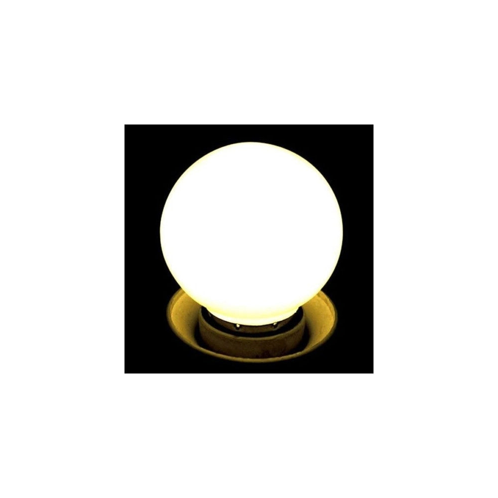 Trade Shop - Lampadina Led Wisdom Miniglobo E27 Da 1w In Colori Freddo Caldo Verde Blu Rosso -