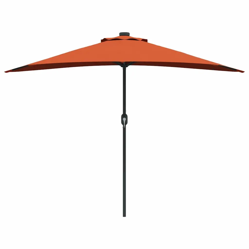 Ombrello da giardino Terracotta 294 x 150 x 224 cm 42003272