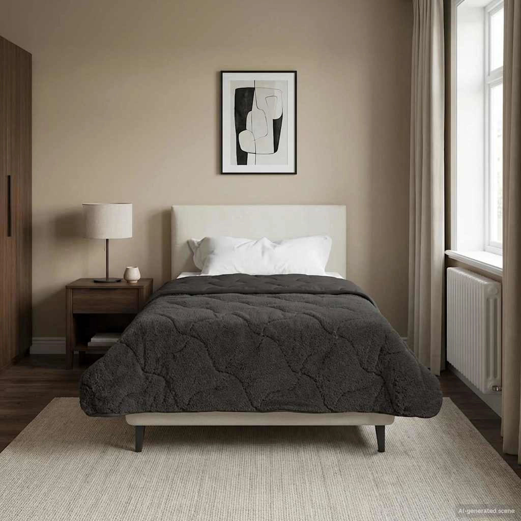 Piumone Completo Annuale Trapuntato Antracite 140 x 220 cm 42026235