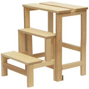sgabello legno a 3 gradini mod. ribalta cod:ferx.99384