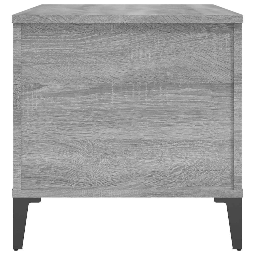 Tavolino Salotto Grigio Sonoma 90x44,5x45 cm Legno Multistrato 819594