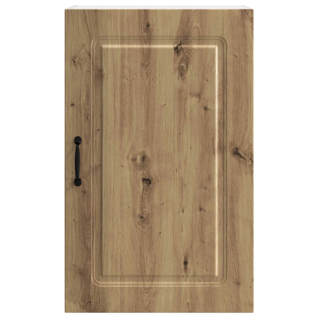 Pensile da cucina rettangolare dal design moderno 50 x 31 x 80 cm ampio spazio contenitivo in legno di rovere lavorato a mano 02_0053722