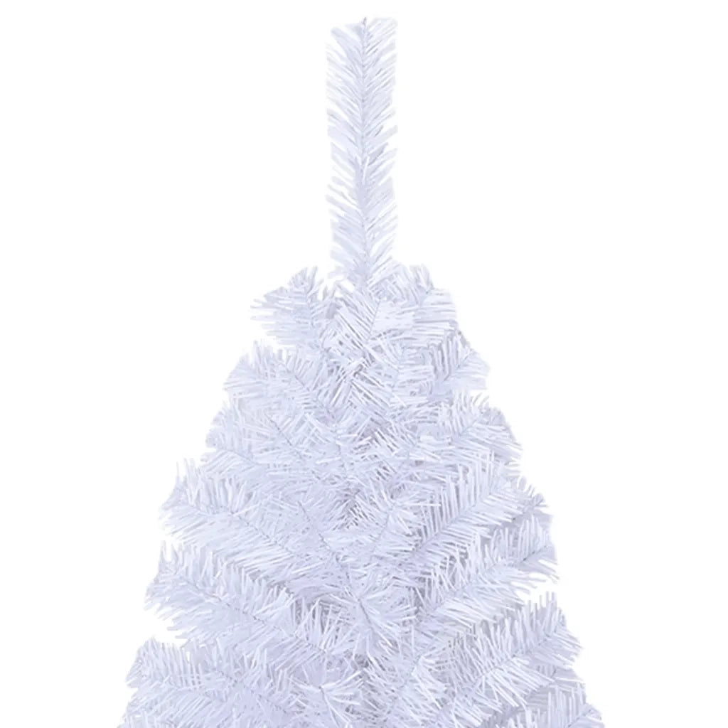 Albero di Natale Artificiale con Rami Spessi Bianco 180 cm PVC 321039