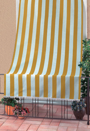 tenda da sole mod. rio cm.140x250 bianco/giallo cod:ferx.99390