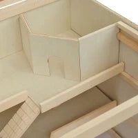 Outsunny Gabbia Criceto in legno Animali Piccoli Roditori 115x60x58cm