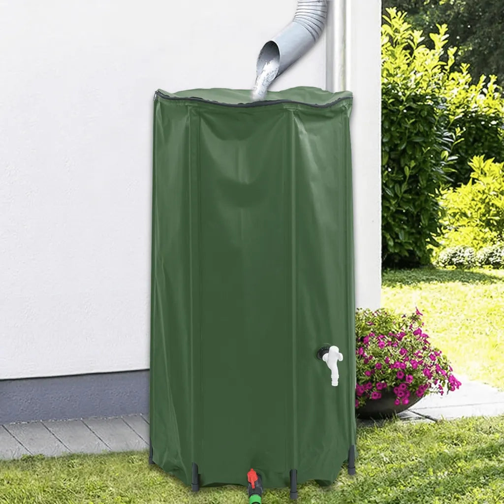 Serbatoio Acqua con Rubinetto Pieghevole 100 L in PVC CFW2526688