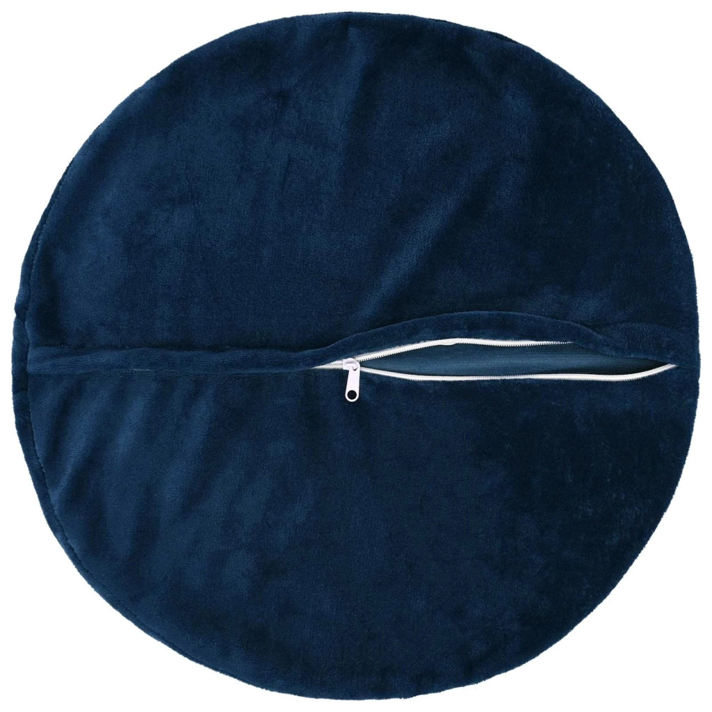 Federa 2 pcs HEERLEN Blu navy Ø 60 cm Flanella 923101