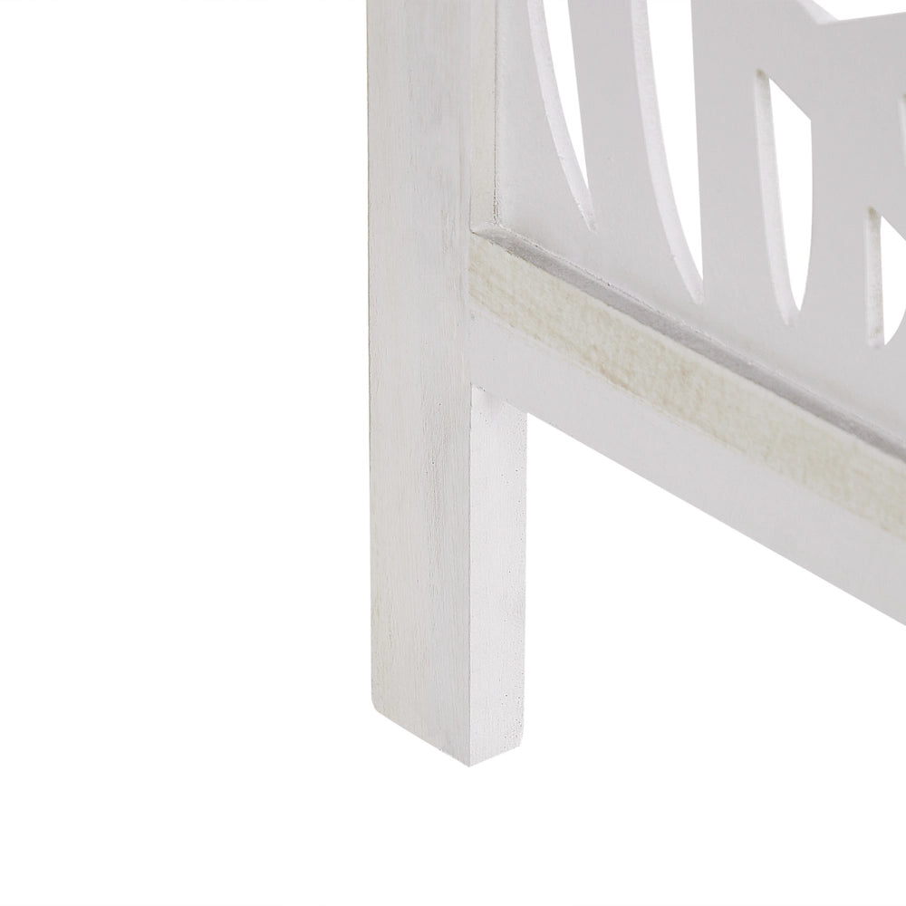 Divisorio per ambienti in legno di Paulownia bianco MDF a 3 pannelli pieghevole schermo decorativo divisorio soggiorno camera da letto Design moderno