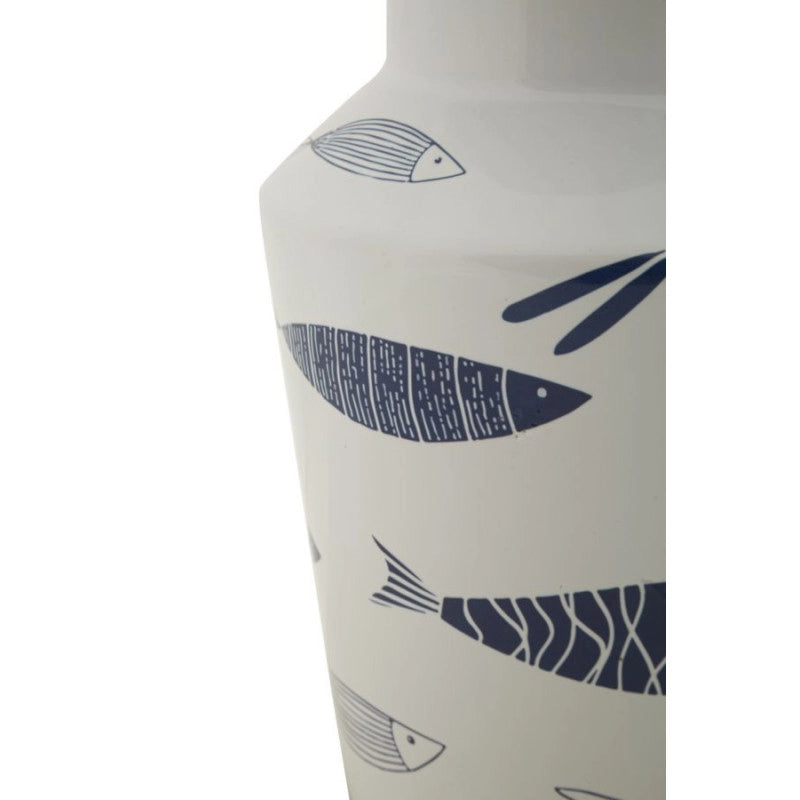 Vaso Ceramica Amica Fish Double cm ø 14x34