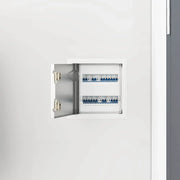 Pannello di Accesso 2 pcs Bianco 23 x 23 x 3 cm Acciaio 42010264