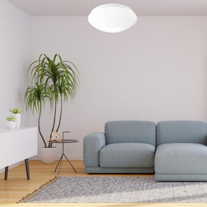 Lampada Plafon 33cm Rotonda Soffitto 18w APP756-1C Bianca