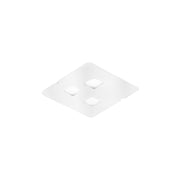 Lampada a Soffitto GISELLE P/P 3XGX53 Max 3x8W in Alluminio Bianco, Design Moderno Biemissione 120° per Interni - Gealuce