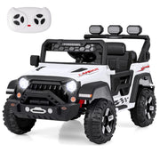 Auto elettrica per bambini 12V modalità telecomando 105 x 67 x 70 cm controllo facile 3 velocità design giocoso PP bianco 20_0014708