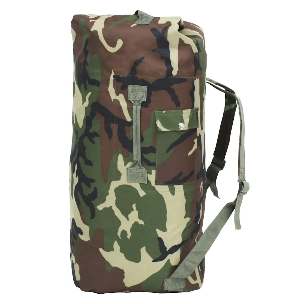 Borsone da Viaggio Stile Militare 85 L Mimetico 91386
