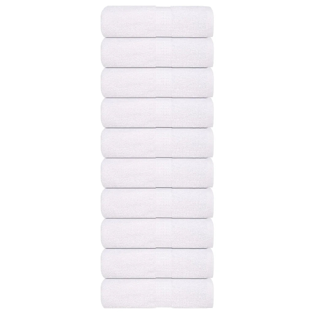Asciugamani FROGN 10 pz Bianco 30x30 cm 360 g/m² 136643