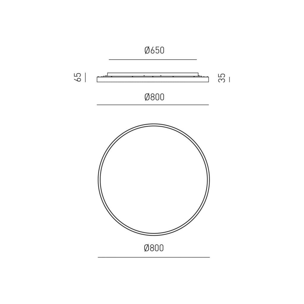 Lampada a Soffitto AELA P/G in Alluminio Pesca 60W+12W LED Integrato Biemissione 3800lm Dimmerabile Taglio Fase - Gealuce