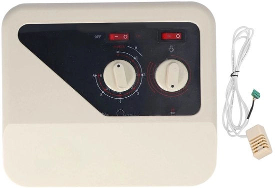 Controller per Sauna a Temperatura Digitale - Installazione Facile - 380V - Esterno - Adatto per Sauna...