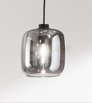 SOSPENSIONE VERVE-3 1 LUCE FUME' ATTACCO E14 SENZA BASE D' ATTACCO D.16CM H.19CM