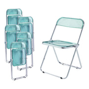 Set di 6 sedie pieghevoli 74 x 46 x 47 cm verde menta 03_0009910