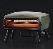 Forno per Pizza Portatile a Gas Witt Pizza Etna Piccolo Rotante 16" - Verde