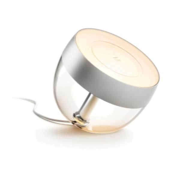 Philips 929002376703 Hue Iris Lampada da Tavolo Intelligente Bianco Variabile e RGB 8,1 W colore Argento