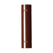 TUBO PER STUFA H  50 CM D 13 CM MARRONE- 12,0 pz