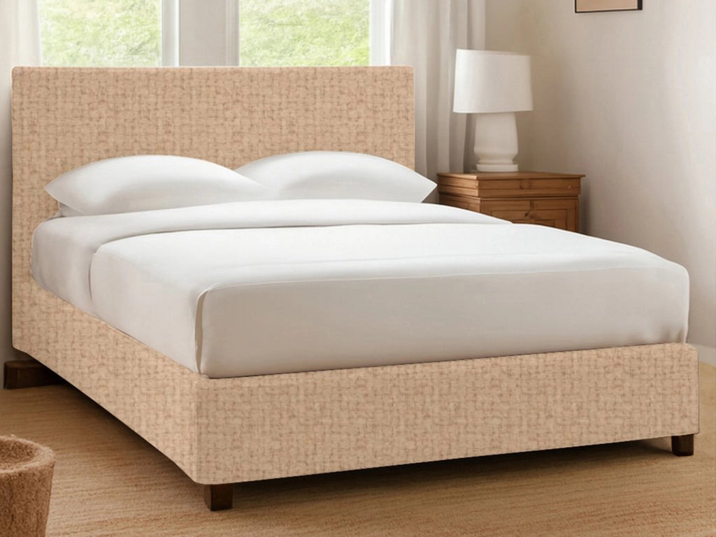 Dagenham, Letto Singolo Sfoderabile Made in Italy, Beige
