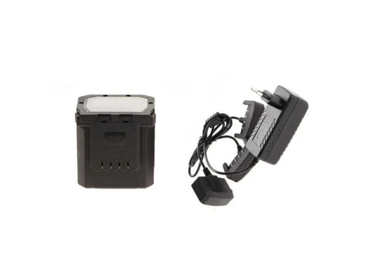 Potatore a batteria con asta telescopica Volpi KVS8000P con 2 batterie e carica