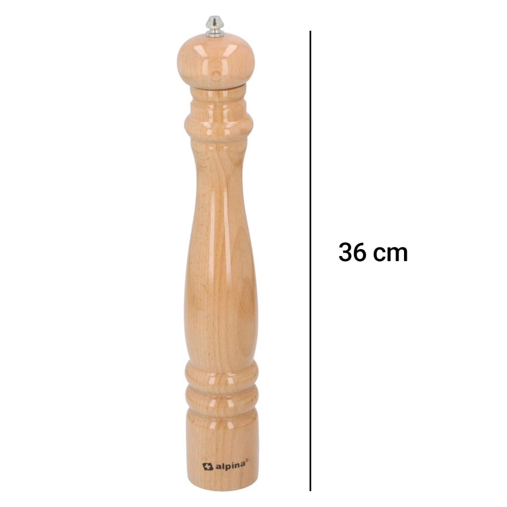 Macinapepe e spezie Meccanismo Manuale Ultra Resistente da 36 cm Beige Alpina