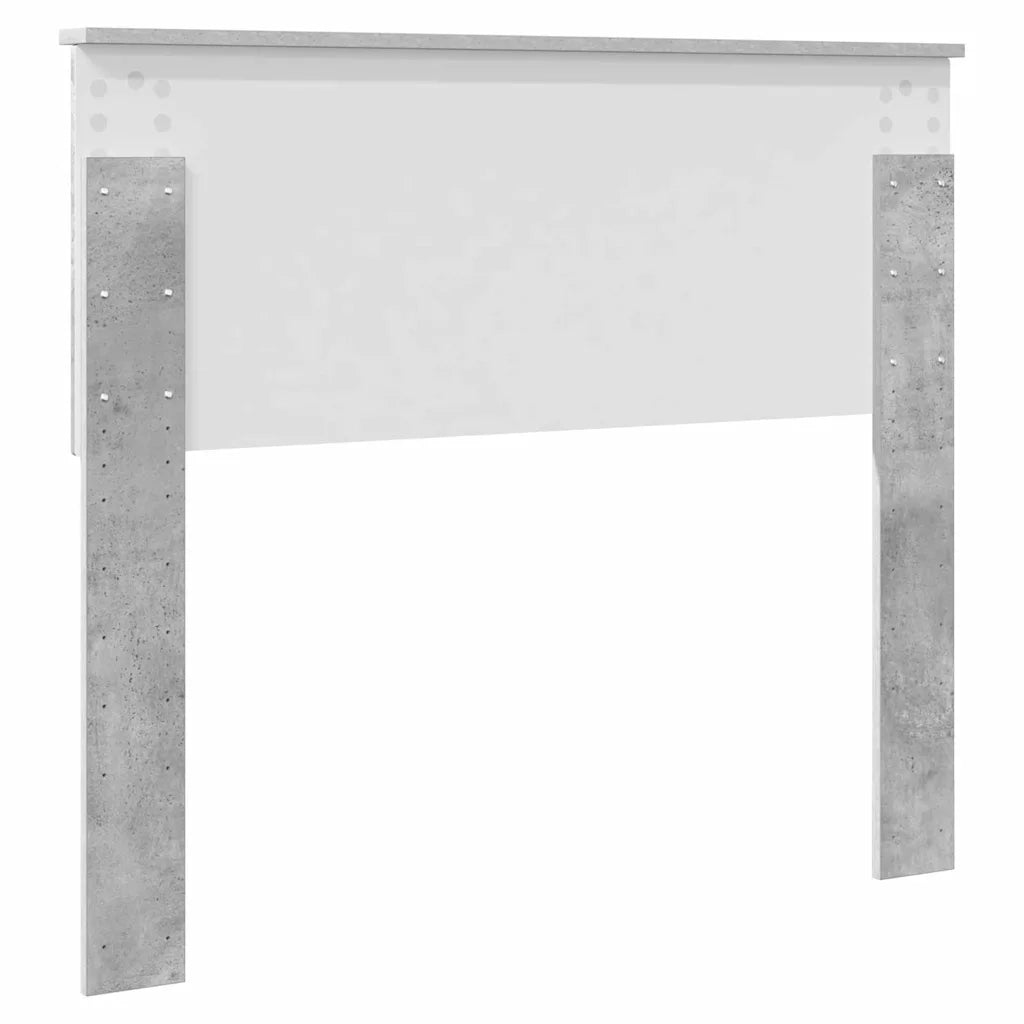 Testiera-Testata-Testiera Decorativa Grigio cemento 100 cm Legno multistrato 455938