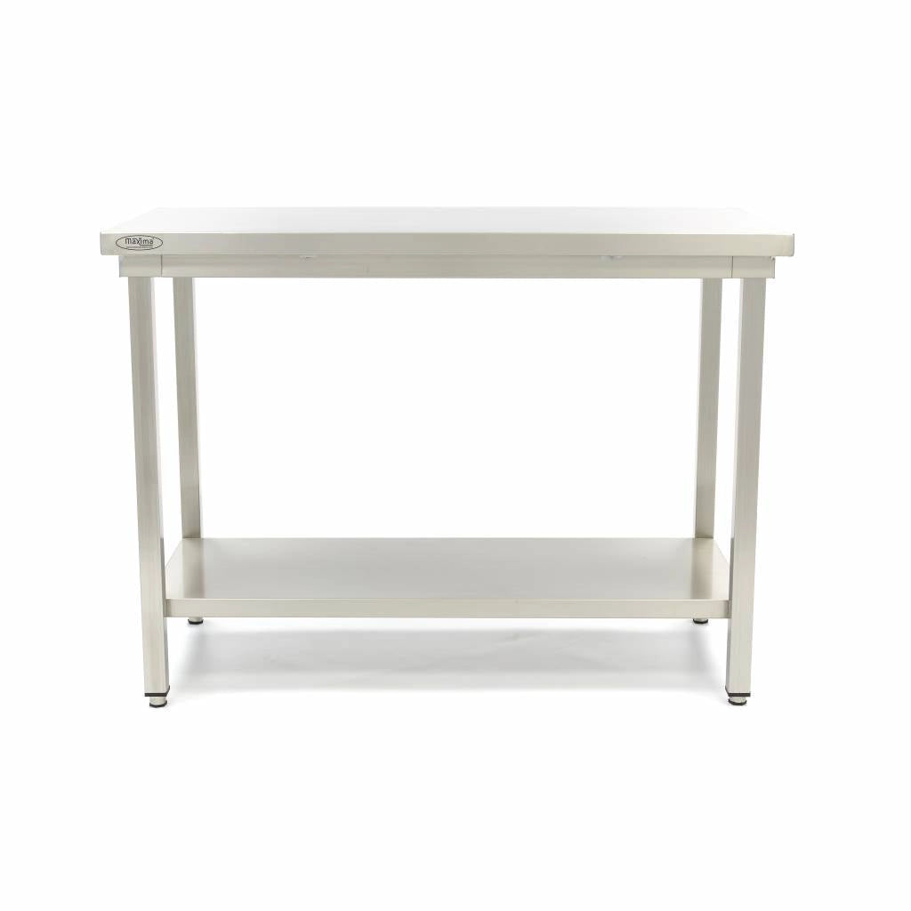 Tavolo in Acciaio Inox - 160 x 70cm - Altezza Regolabile