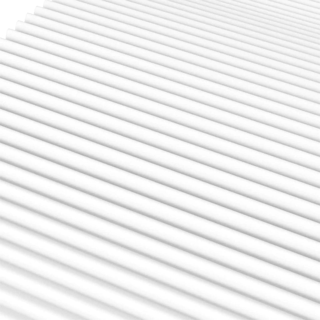 Materasso in schiuma H2 e H3 75 x 190 cm Bianco 42029432