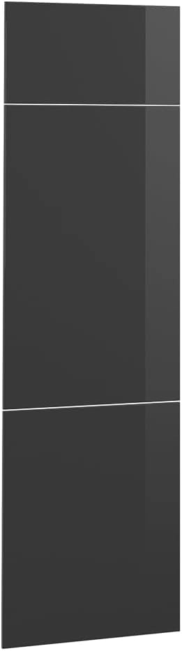 Frontale cucina R-Line, Antracite lucido, 59.6 x 196 cm frontale del mobile per mobile per frigorifero, adatto per armadi da cucina R-Line per un montaggio semplice
