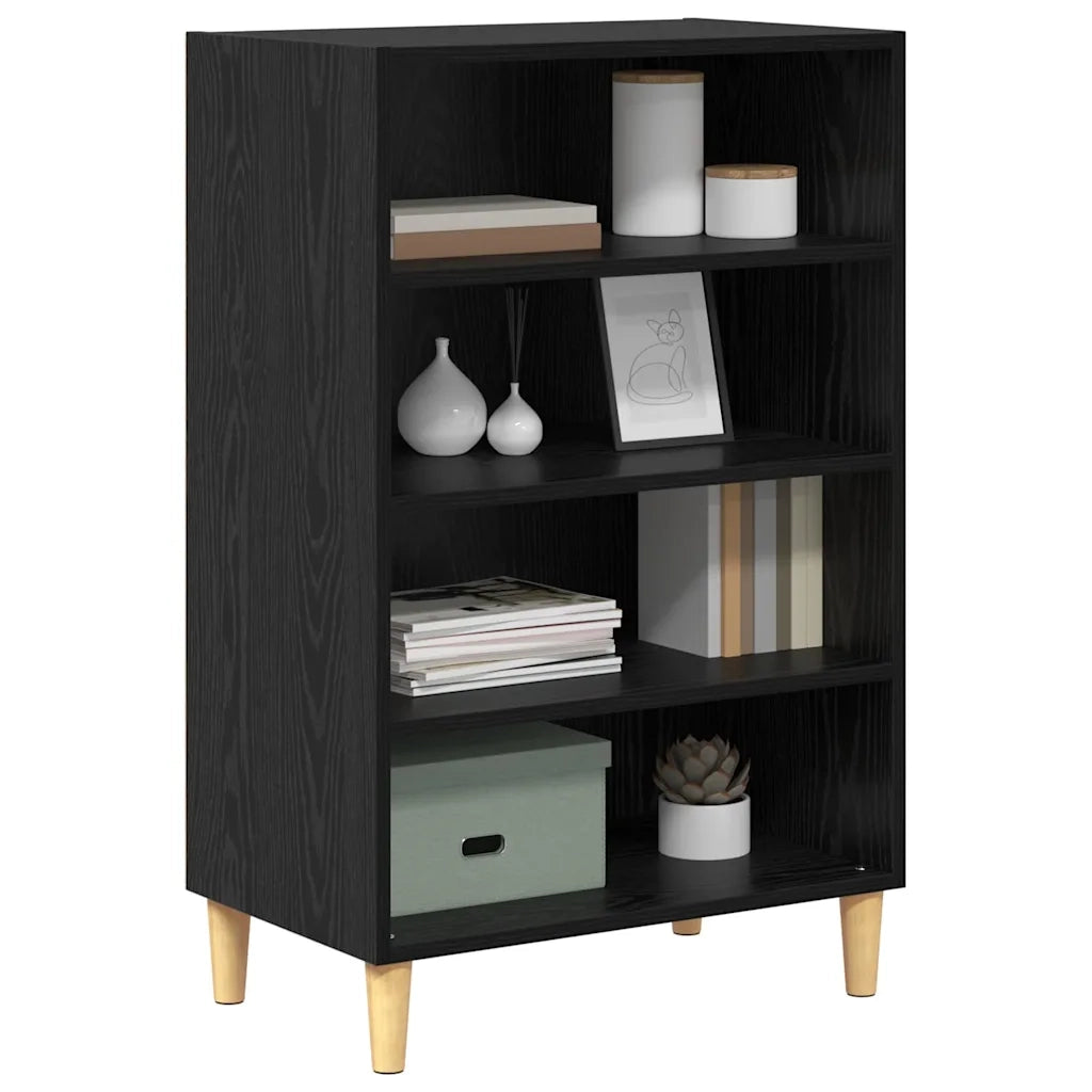 Credenza Rovere Nero 57 x 35 x 89.5 cm Legno multistrato 875124