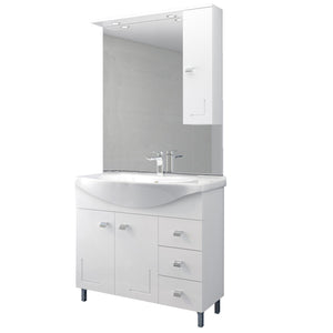 mobile bagno bianco eva cm.105 completo cod:ferx.99437