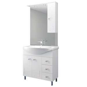 mobile bagno bianco eva cm.85 completo cod:ferx.99438