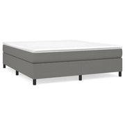 Letto matrimoniale | Letto per adulti | Struttura Letto a Rete a Molle Grigio Scuro 180x200 cm Tessuto